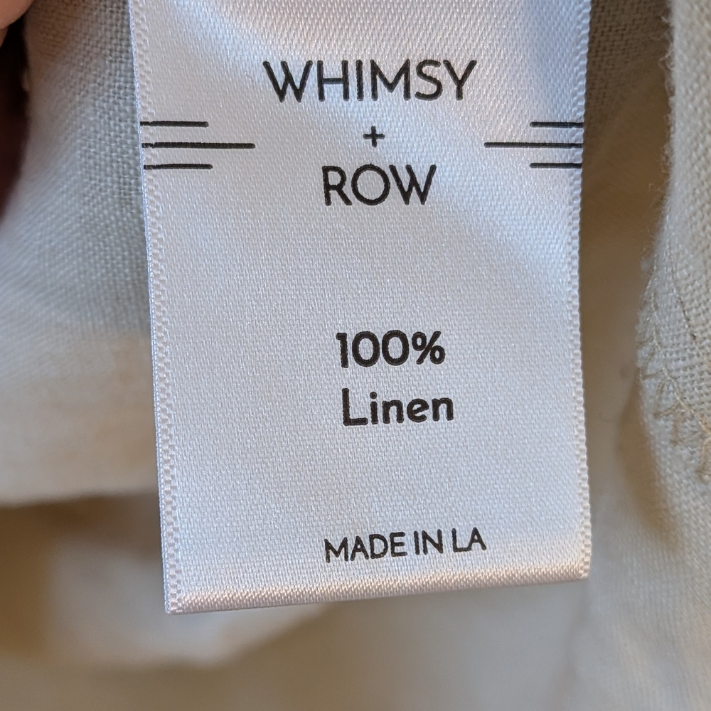 Whimsy + Row Cream Button Down Shirt - image 6